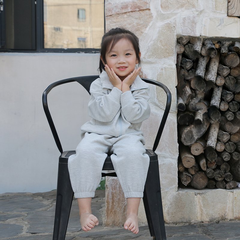 Customized Good Quality Fashion Wholesale Autumn Sports Children Sweatsuit With Zipper Cotton Kids Clothing Boys Sets