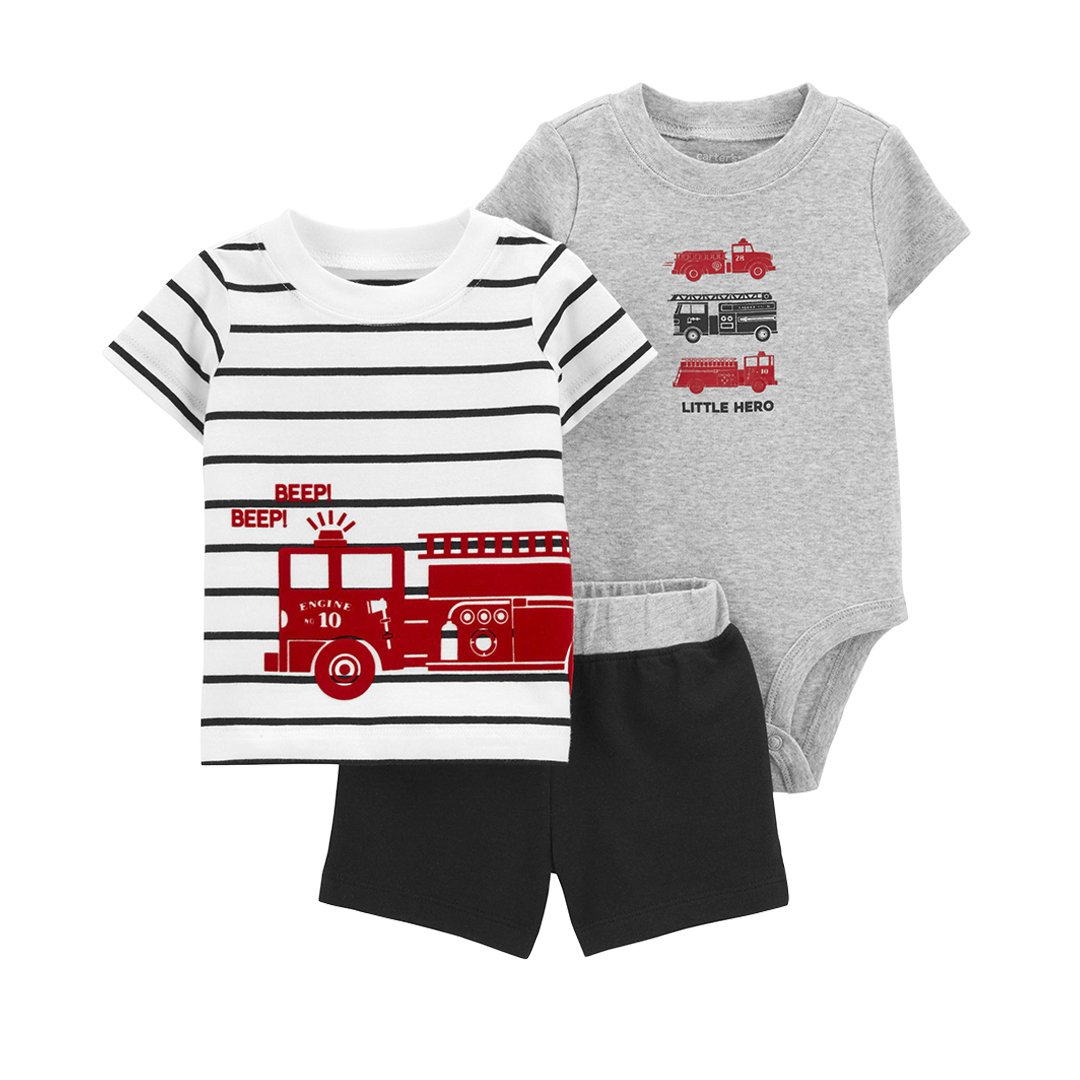 Hot Selling baby boys' clothing sets 100% cotton baby clothes romper High Quality infant boy clothing sets