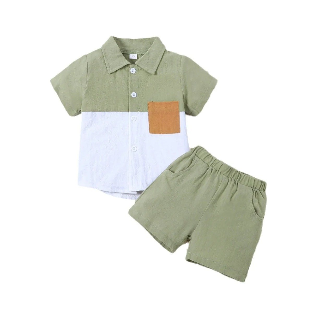 New Arrival Summer Boys 2 Pieces Clothing Set Lapel Kids Jean Short Suits Hot Selling In Factories Children Clothes Set Boy