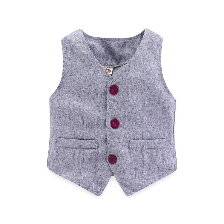 BSL89 3 pcs suits Baby Boy Clothes New Christening Formal Party Bodysuit Outfit Gift long Sleeve autumn