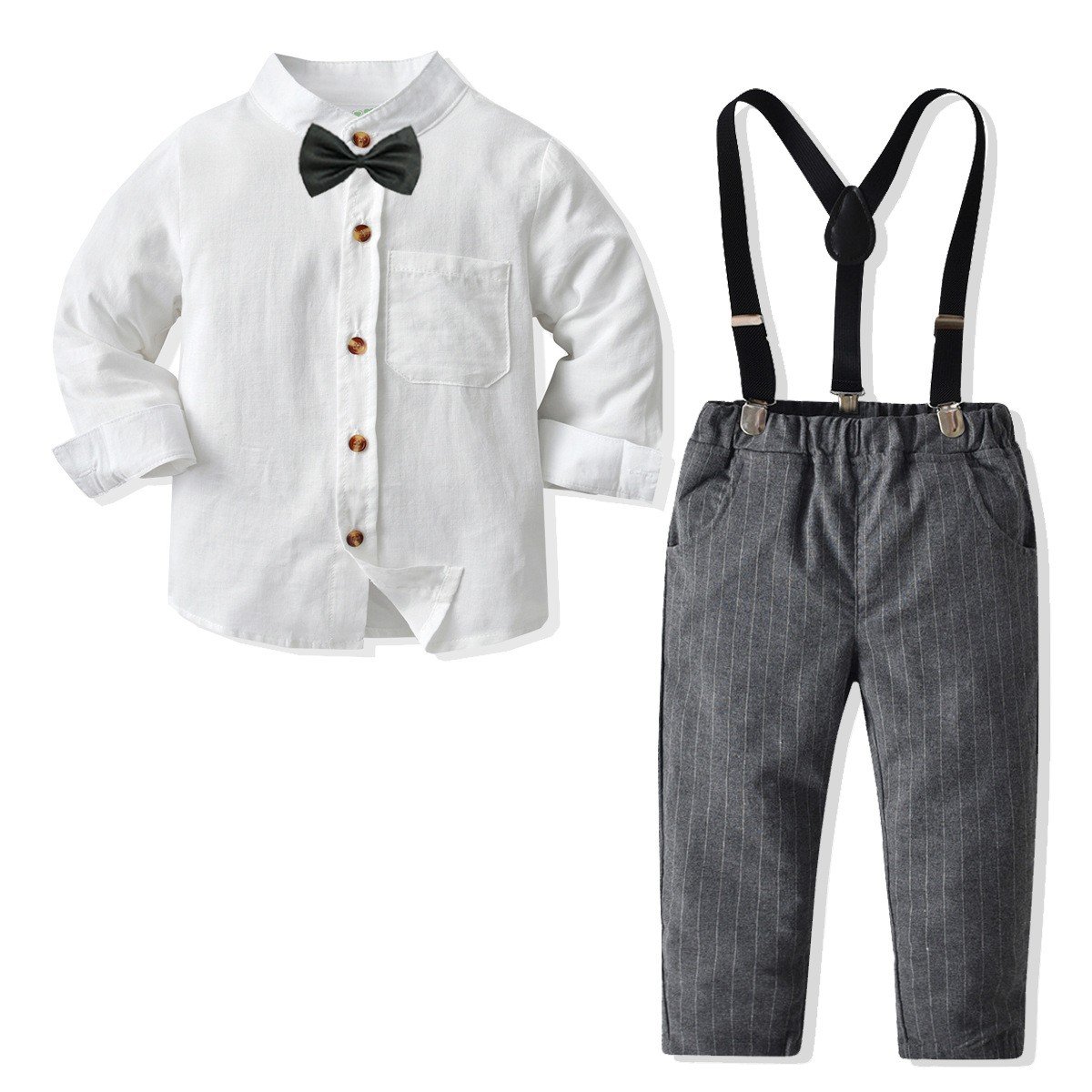 BSL89 3 pcs suits Baby Boy Clothes New Christening Formal Party Bodysuit Outfit Gift long Sleeve autumn
