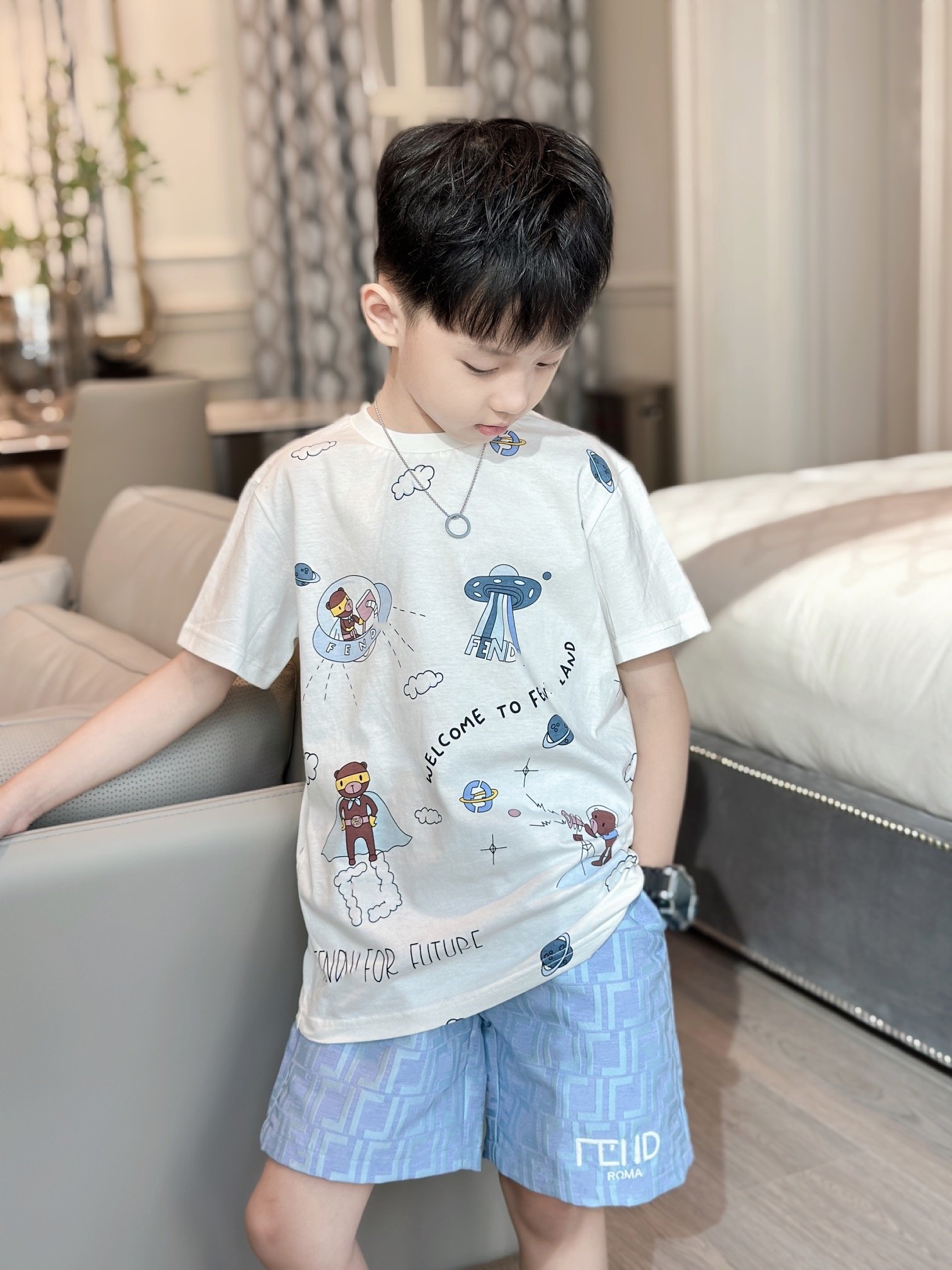 RUNTEN 2024 New Summer Boys Clothing Sets Children T-shirt Short Sleeve +pants Set Two Pieces Set Kids Baby Boys Clothes