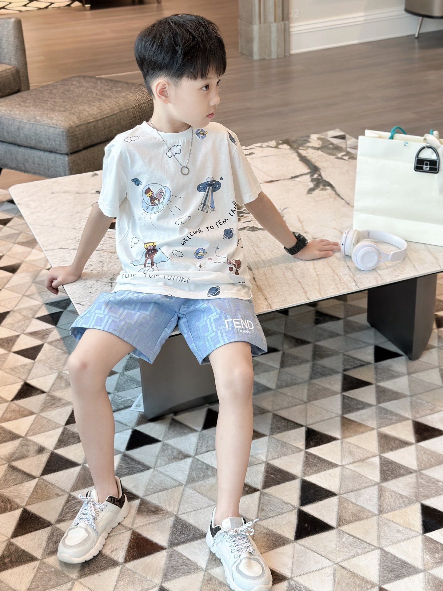 RUNTEN 2024 New Summer Boys Clothing Sets Children T-shirt Short Sleeve +pants Set Two Pieces Set Kids Baby Boys Clothes