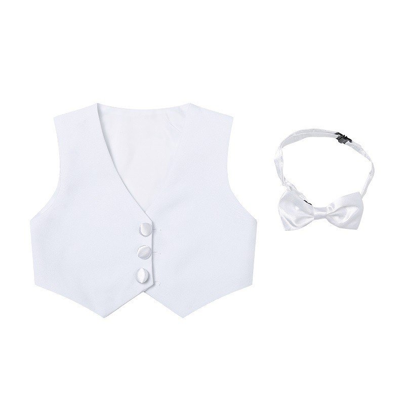 Boys Clothing Set Formal Dress Toddler Clothes Waistcoat Long Sleeve Baby Baptism Boys Clothes