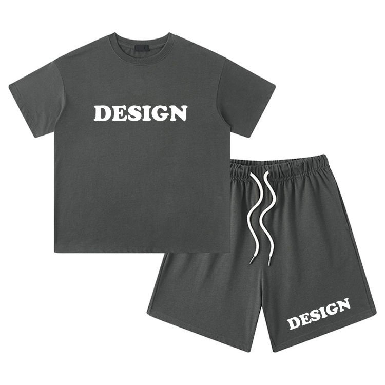 Custom Design Wholesale Bulk Summer Kids Child Girl Boy Summer Clothes T Shirt And Shorts 2 Piece Set For Kid