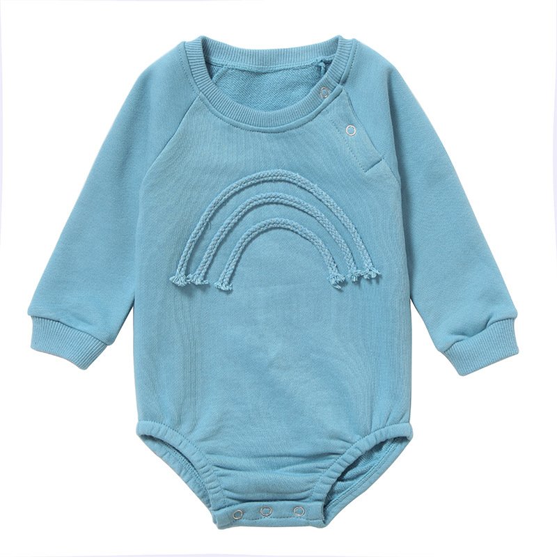 Baby Boy Girl Outfit Long Sleeve Bubble Romper Jumpsuit Newborn Spring Clothes