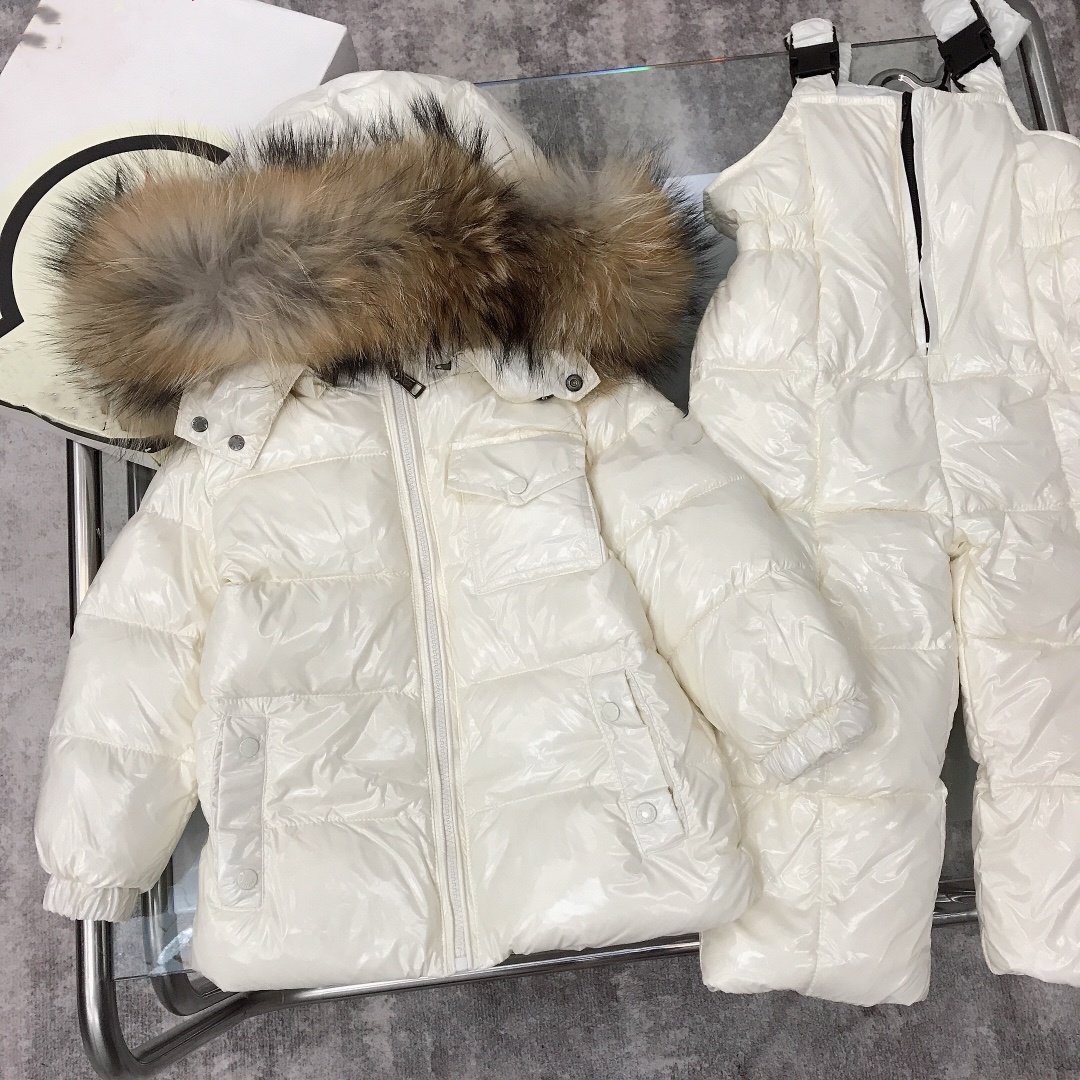 Wholesale Windproof Baby Boy Snowsuit Winter Clothes Toddler Snow Pants And Jacket Kids Girls Down Hoodie Baby Clothes Set Coats