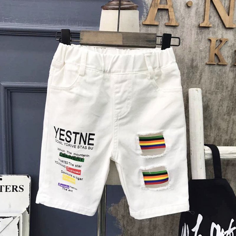 Children's Clothing: 2020 Summer New Arrival for Boys - Korean Style Printed Half-Sleeve T-Shirt A921006 and Shorts A991022