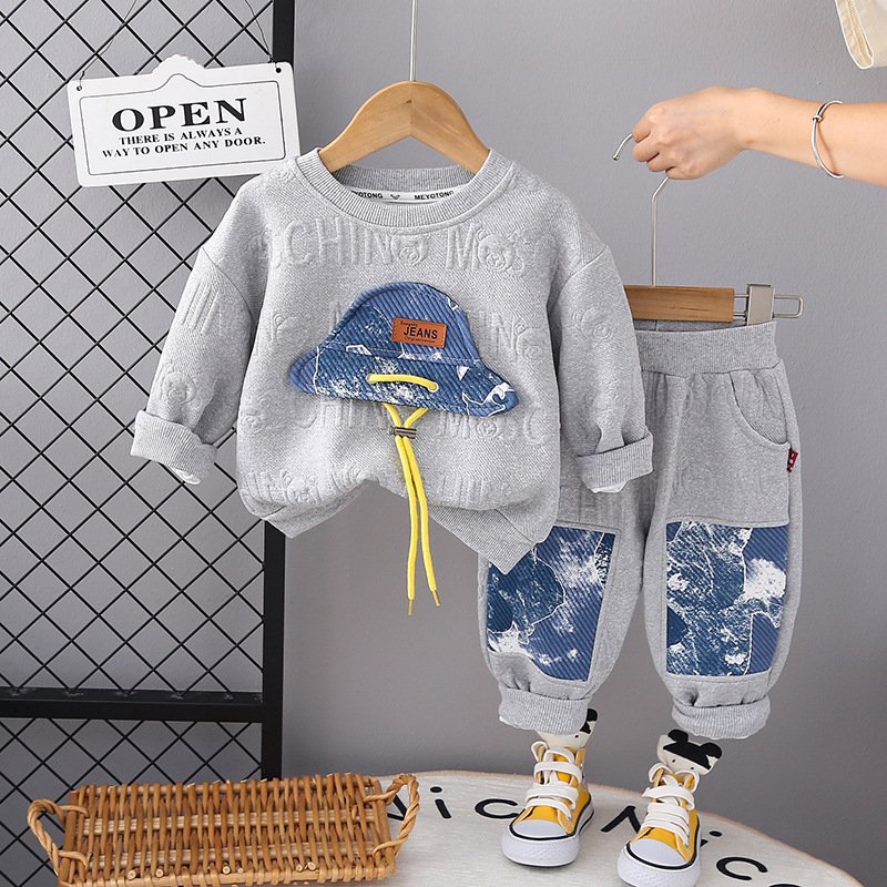 2024 autumn New Boys clothing sets toddler boys clothing sets 0-5T kids clothes for Boys Girls