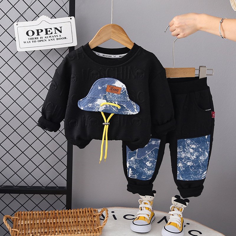 2024 autumn New Boys clothing sets toddler boys clothing sets 0-5T kids clothes for Boys Girls