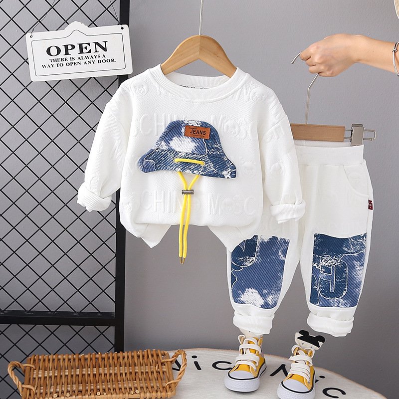 2024 autumn New Boys clothing sets toddler boys clothing sets 0-5T kids clothes for Boys Girls