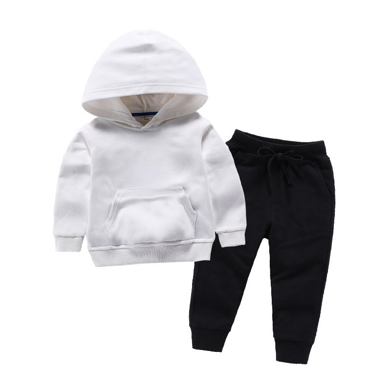 High Quality Custom Zipper Sweatshirt Kids Clothing Boys Girls Winter Multicolor Sports Kids Set Embroidery Children'S Clothing
