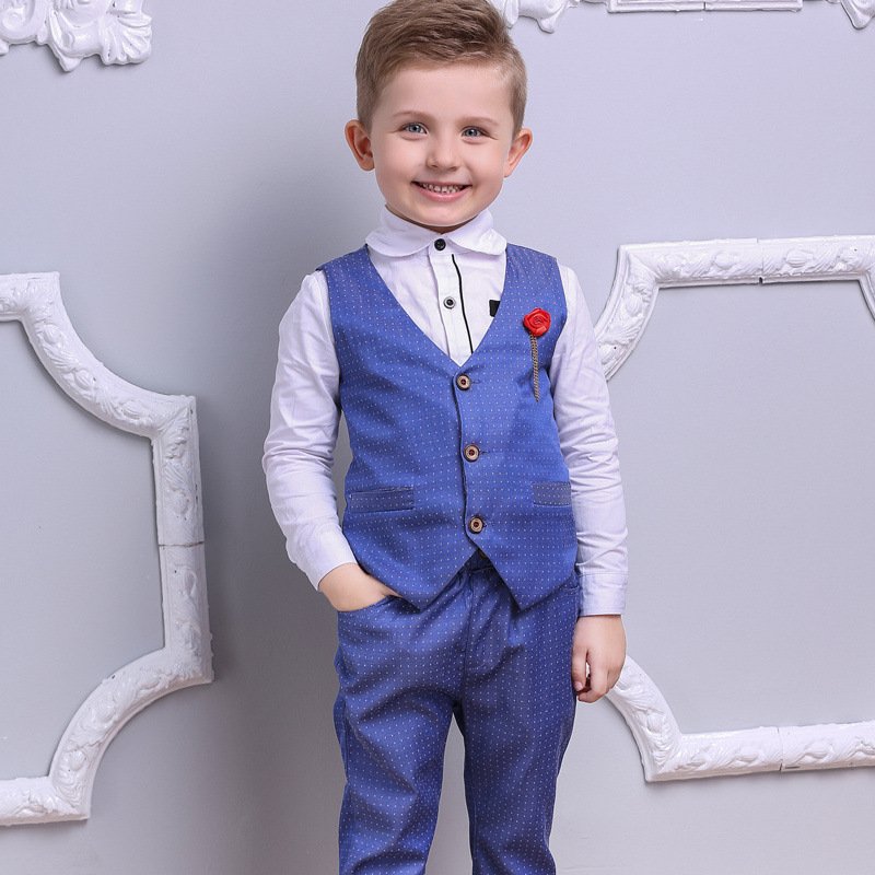 China Supplier Hot Sale 2024 Boy Kid Clothing Children Little Boy Outfit For Party Wear