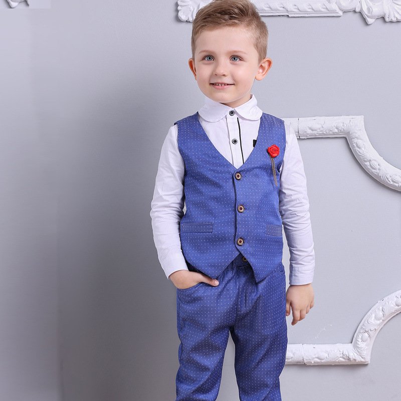 China Supplier Hot Sale 2024 Boy Kid Clothing Children Little Boy Outfit For Party Wear
