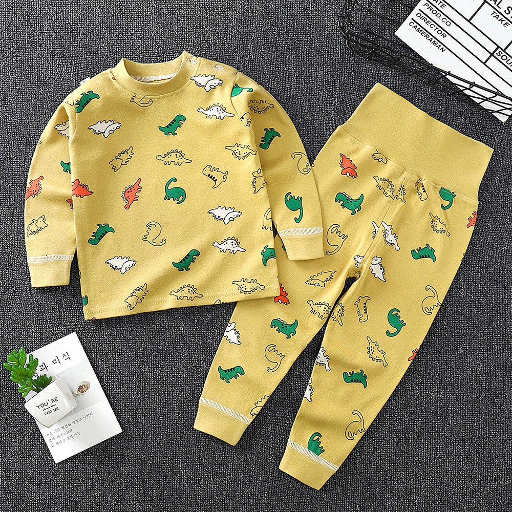Long Sleeve Children's Cartoon Pajamas Spring and Autumn Cotton Home Clothing Boys Clothing Sets Of Pajama Boy