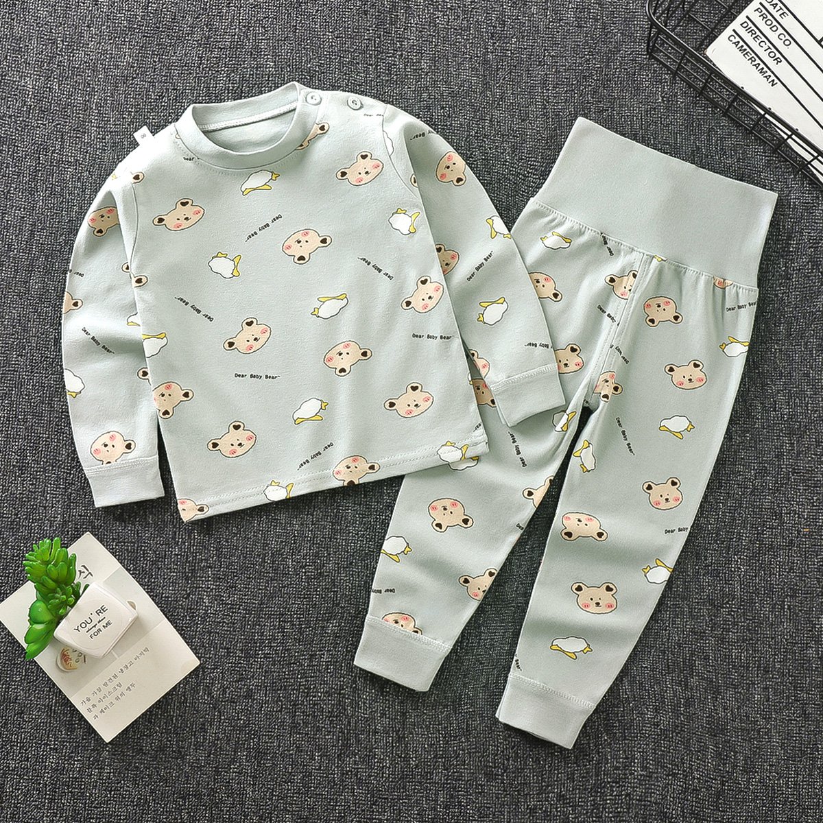 Long Sleeve Children's Cartoon Pajamas Spring and Autumn Cotton Home Clothing Boys Clothing Sets Of Pajama Boy