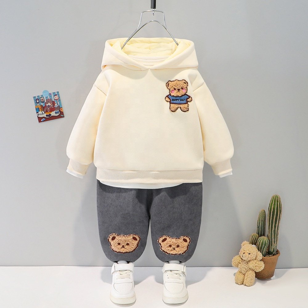 Winter Baby Boy Clothes Kids Casual Clothing Cotton Designer 2 Pieces Children Young Boys Clothing Sets