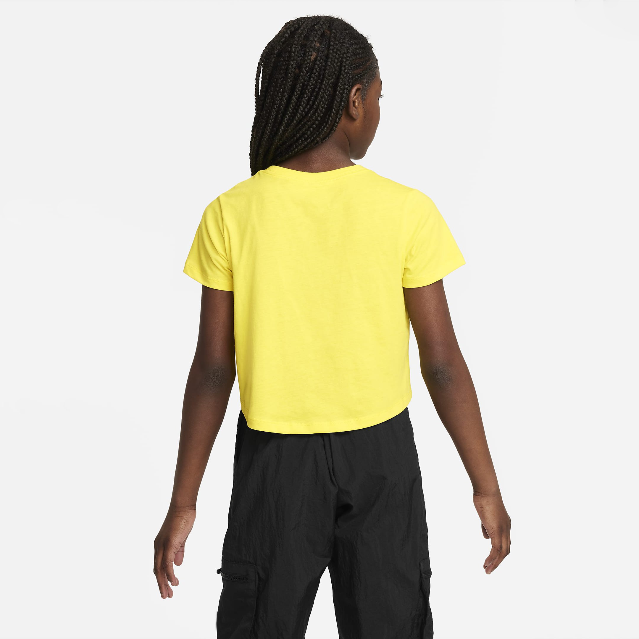 Girl's Crop Top Shirts Custom Color Half Sleeves O Neck fashion Wear Tee Shirts Printed for Girls