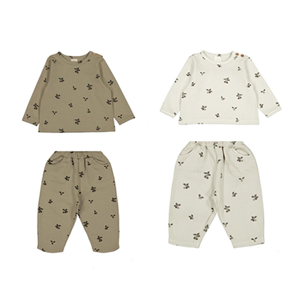 2022 New Kids Sweat Suits Sets Organic Cotton Print Toddler Boys's Girls Spring Autumn Custom Toddler Sweat Suit
