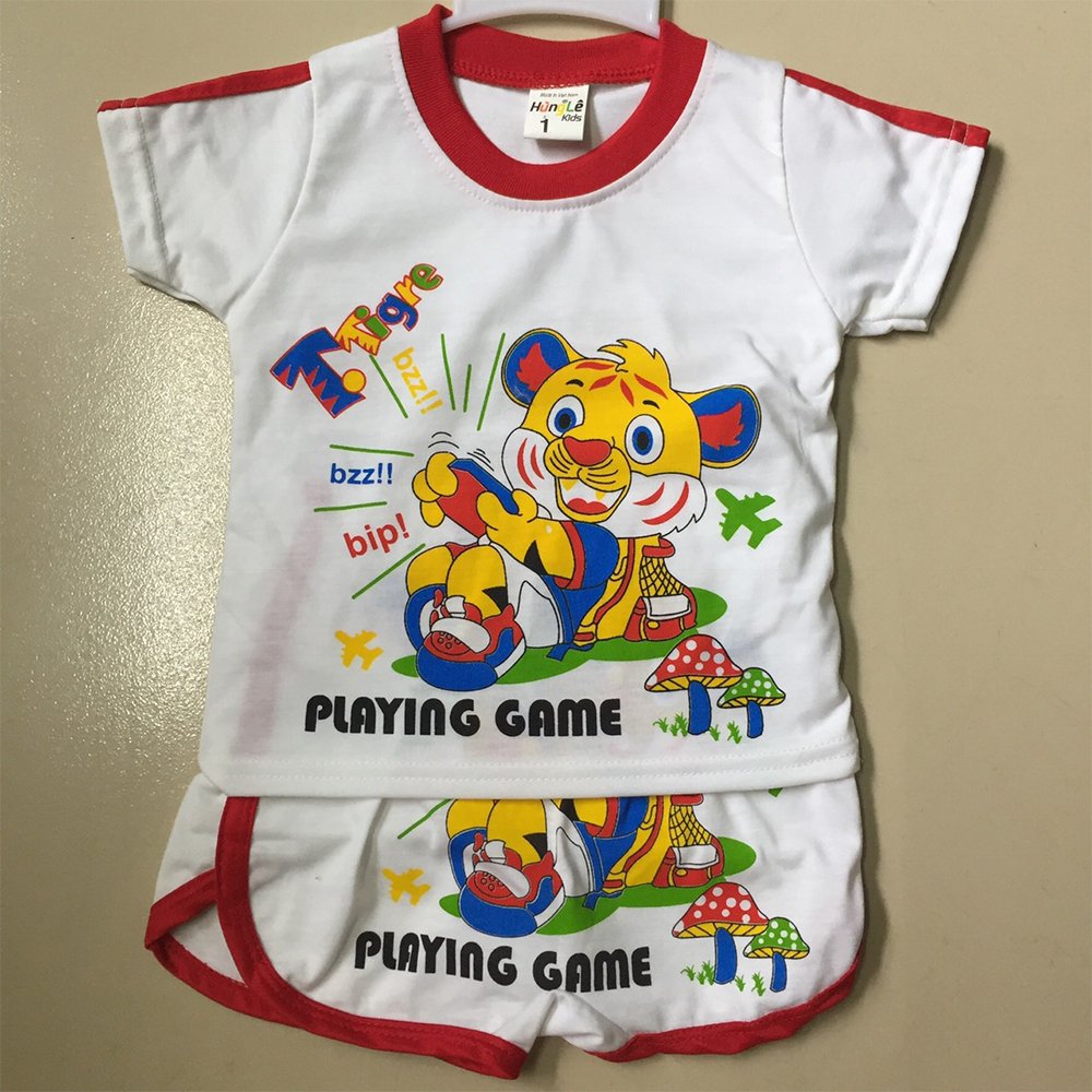 Cartoon Kids Boys Summer Cotton Play Set High Quality Children Clothing Wholesale Vietnam Factory for Kids Clothes Bulk Supplier