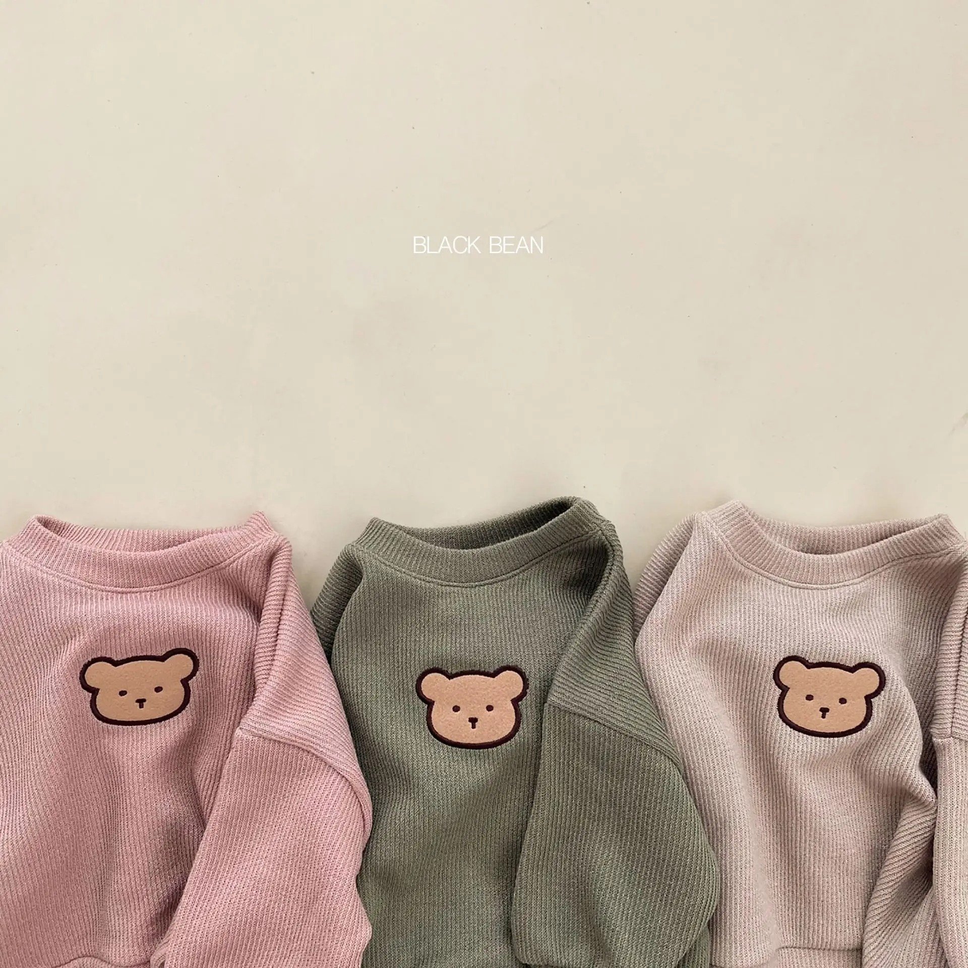 0-3Yrs Kids Little Bear Clothes Girls Long Sleeve T-shirts Tops Pants 2Pcs Spring Autumn Baby Boys Loose Clothing Suits