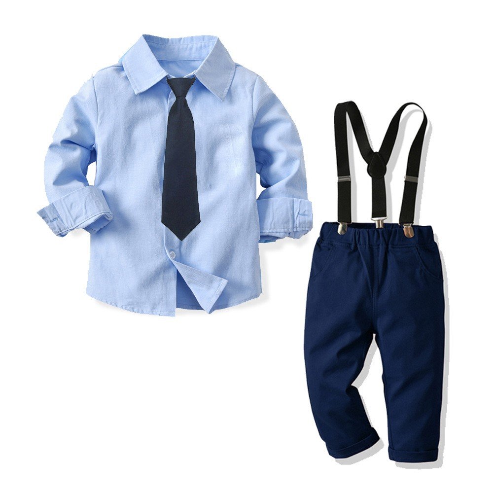 Gentlemen Baby Boy Birthday Suits Long sleeve Clothes Set for Boys
