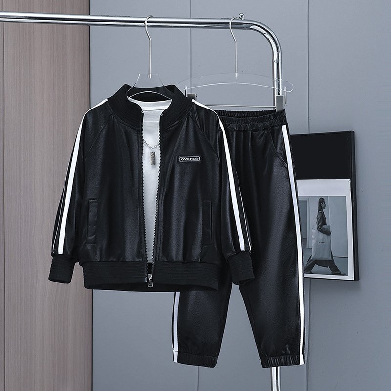 2024 Stylish Spring Autumn Children Sports Suits 2pcs Zipper Jacket+Trousers Casual Kids Boy Clothing Sets