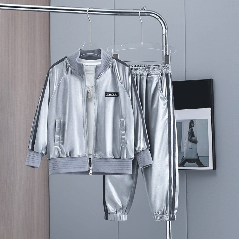 2024 Stylish Spring Autumn Children Sports Suits 2pcs Zipper Jacket+Trousers Casual Kids Boy Clothing Sets