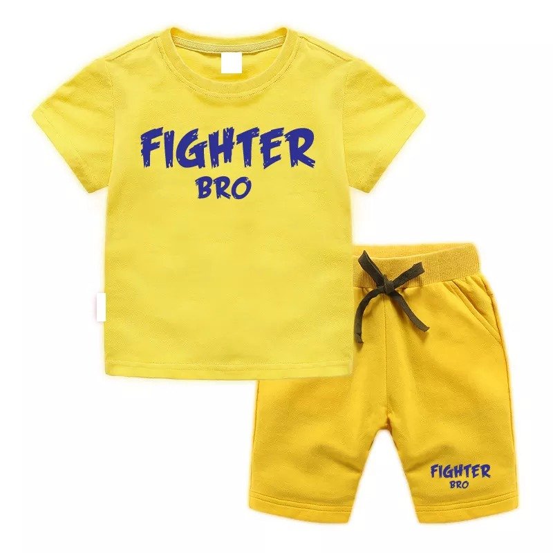 Fashion Summer Kids Baby Girls Outfit Suit Toddler Clothes Set Casual T-Shirt Tops Short