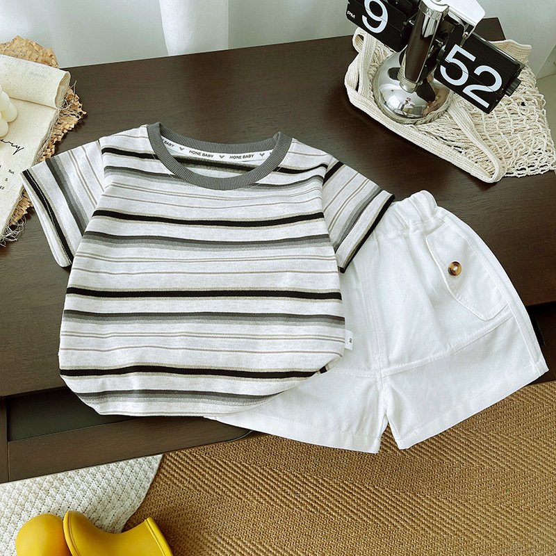 Children Clothes Summer 2 Piece Set Toddler Boy Outfit Kids Baby Boys Clothing Sets 3-4 Years