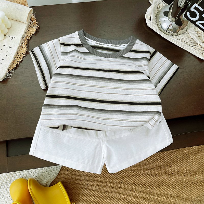 Children Clothes Summer 2 Piece Set Toddler Boy Outfit Kids Baby Boys Clothing Sets 3-4 Years