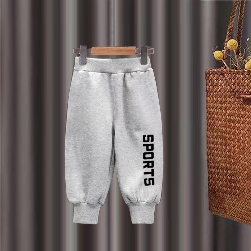 Boys and girls sweater suit spring autumn boy clothes new baby set long sleeve children's clothing two-piece suit sports wear