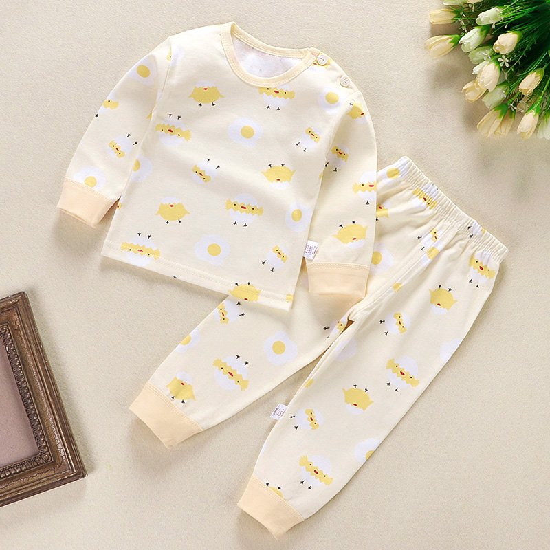 Wholesale 100% Cotton Boys and Babies 2-Piece Clothing Set Long Sleeved Tops and Pants for Kids Autumn Style