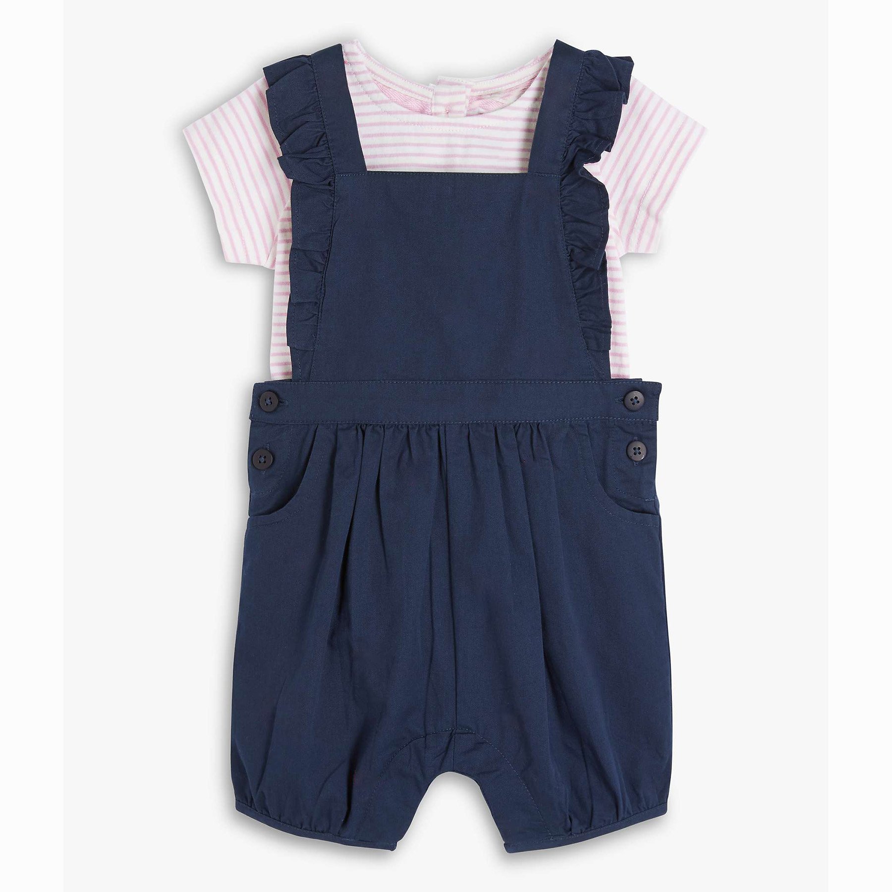 Wholesale Custom Toddler Clothing 2 Piece Set Kids Long Sleeve Shirts Cute Suspender Trousers Boys And Girls Baby Clothes