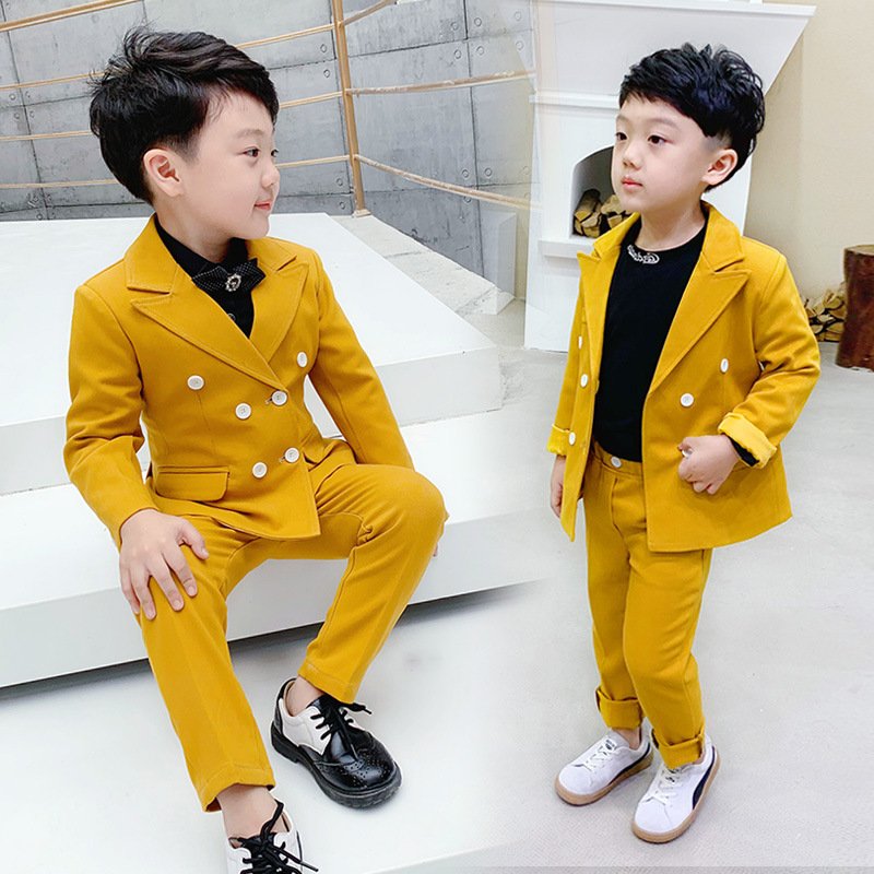 2019 autumn and winter new boy suit clothing performance dress small suit child catwalk flower boy sets