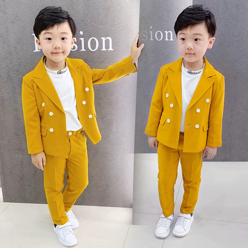 2019 autumn and winter new boy suit clothing performance dress small suit child catwalk flower boy sets