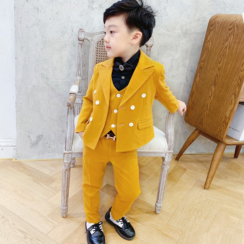 2019 autumn and winter new boy suit clothing performance dress small suit child catwalk flower boy sets