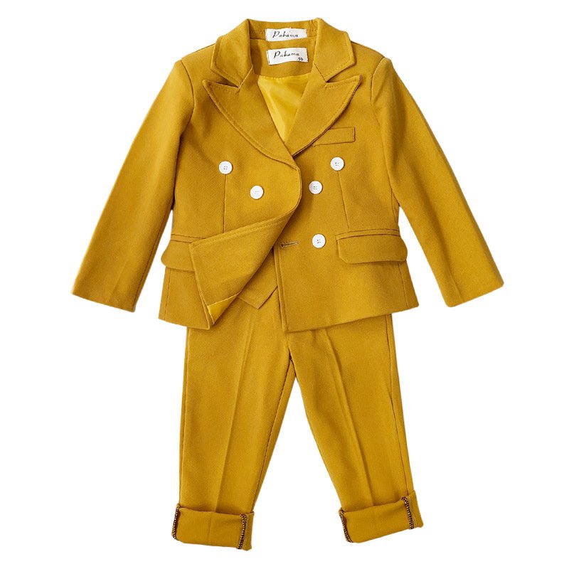 2019 autumn and winter new boy suit clothing performance dress small suit child catwalk flower boy sets