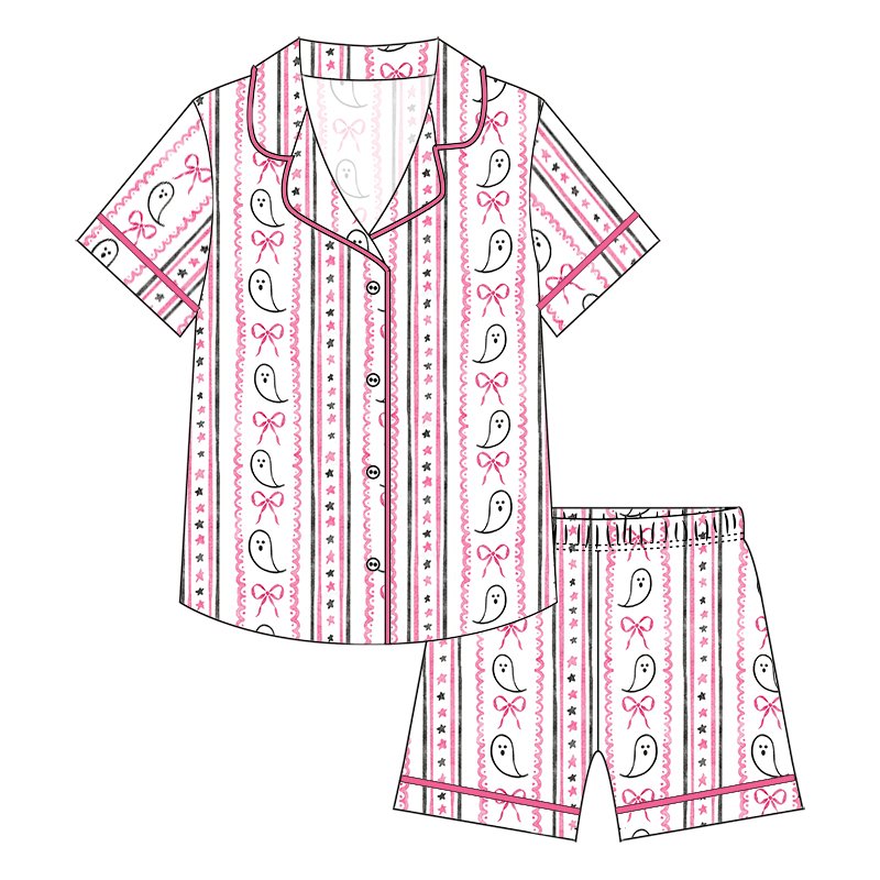 Suitable kids collar cotton outfits pajamas sets baby boys nightwear for children outfit sleeper clothes