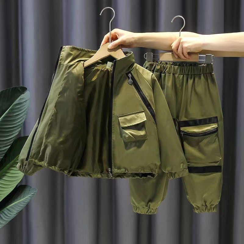2024 Fashion Spring Kids Outwear Suit Autumn 2pcs Casual Clothing Sets for Teenagers Boys
