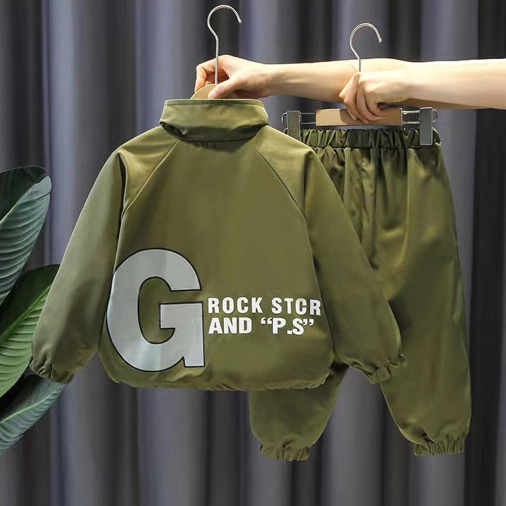 2024 Fashion Spring Kids Outwear Suit Autumn 2pcs Casual Clothing Sets for Teenagers Boys