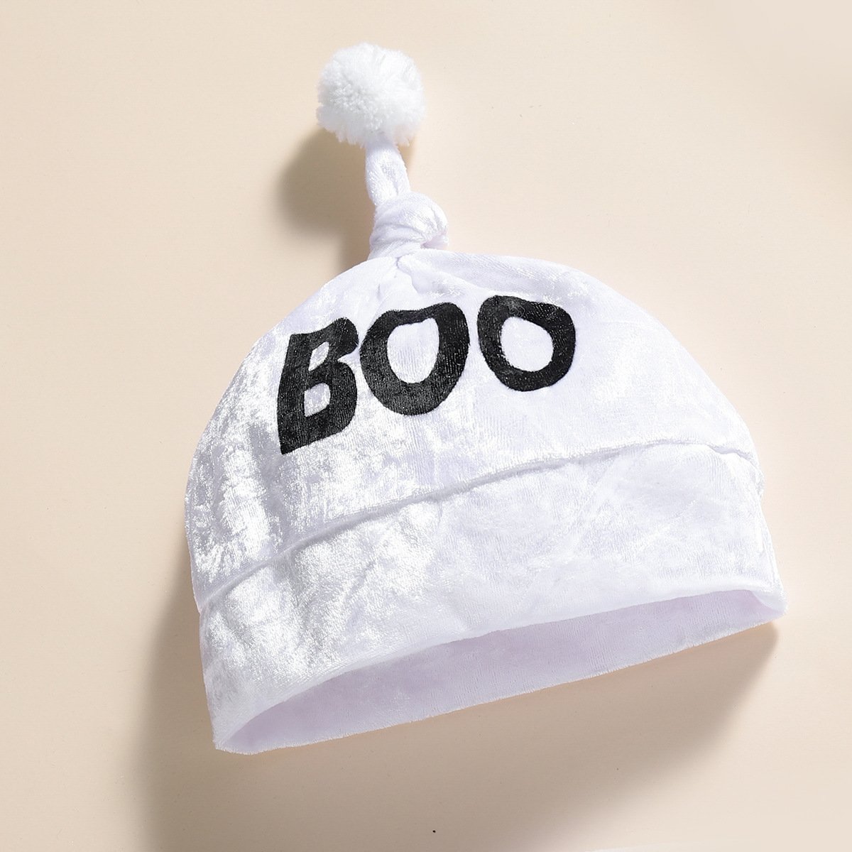 Rarewe Halloween Kids Boys Clothing Set White Ghost Cloak Boo Letter White Hat 2 Piece Children Clothes Set For Boy