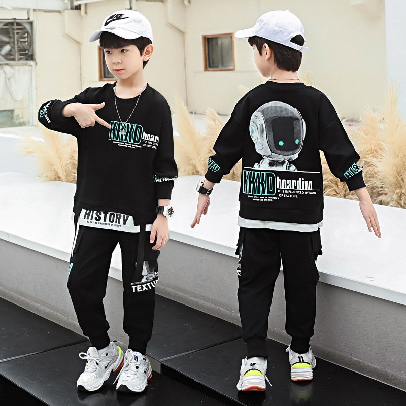 Kids clothes boys' clothing set 2024 new spring and autumn style children's clothes