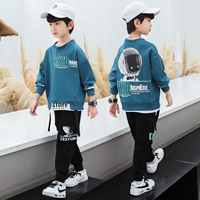 Kids clothes boys' clothing set 2024 new spring and autumn style children's clothes
