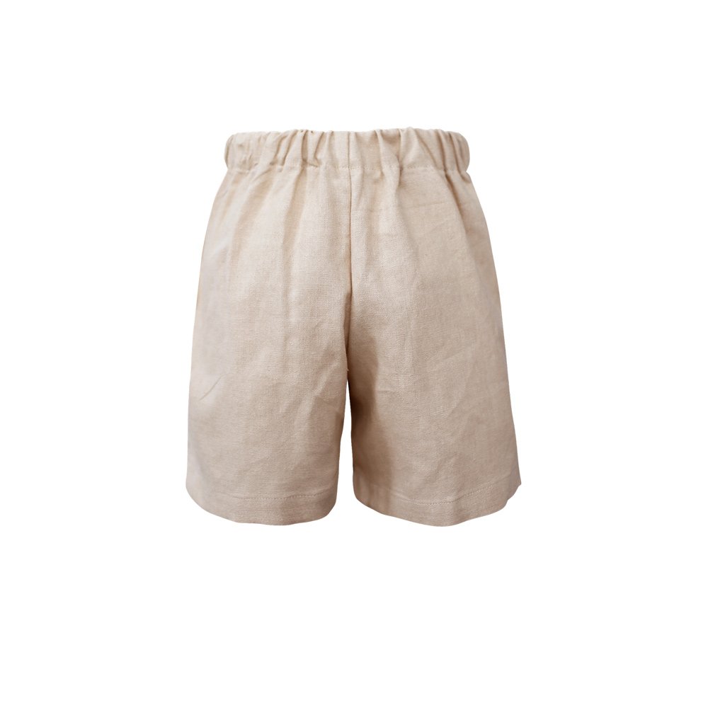Summer Design High Quality 2 Pieces Outfits Short Sleeves Blue Polo, Beige Short Pants New Trend Baby Boy Set - Lucas Set