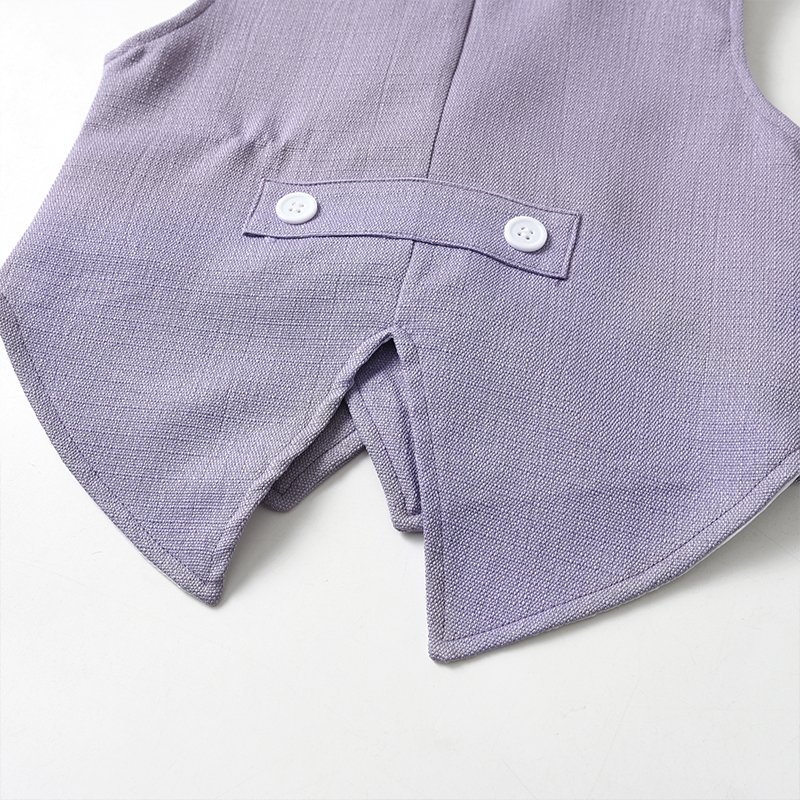 Trend Latest Toddler Suit Vest Outfit Velvet Boy Ring Bearer Suit Design Baby Boy Wedding Dress Kids Outfit Boys Clothing Set