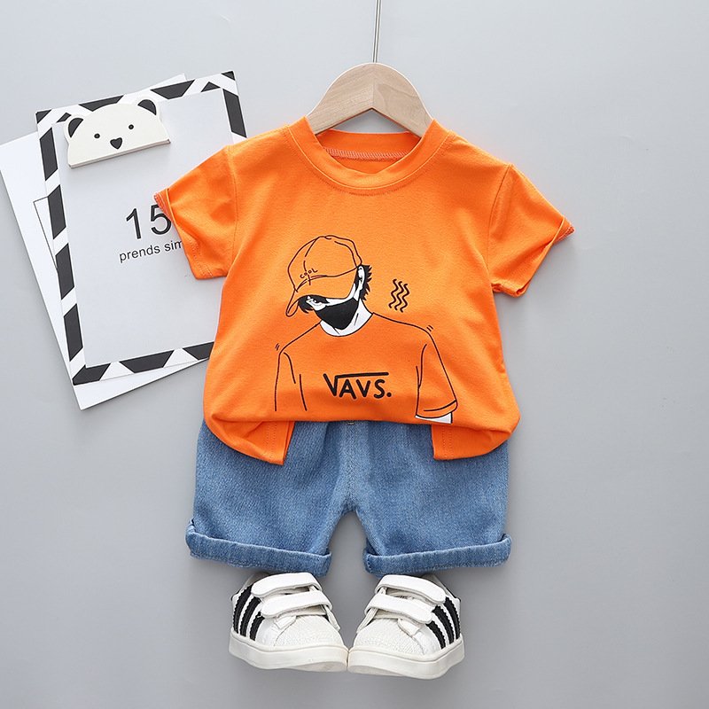 Baby Boy Fashionable Clothing Sets Polo T Shirt Shorts Children Casual Clothes Set Summer Outfit for Kids