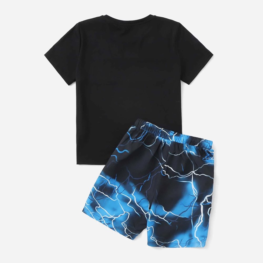New Summer Collection Kids Clothing Sets / Cheap Price 2Pcs Kids Twin Set 2025 / Boys T-Shirt and Shorts Set