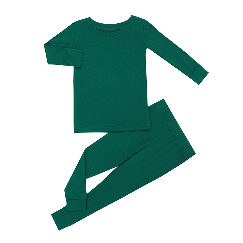 Little Little Class Custom Private Label Newborn Kids Bamboo Pajama Set Soft Long Sleeve Baby Clothing for Boys and Girls