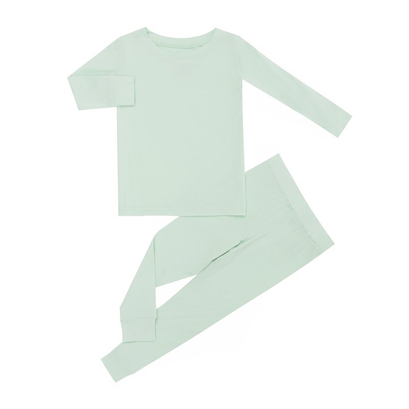 Little Little Class Custom Private Label Newborn Kids Bamboo Pajama Set Soft Long Sleeve Baby Clothing for Boys and Girls